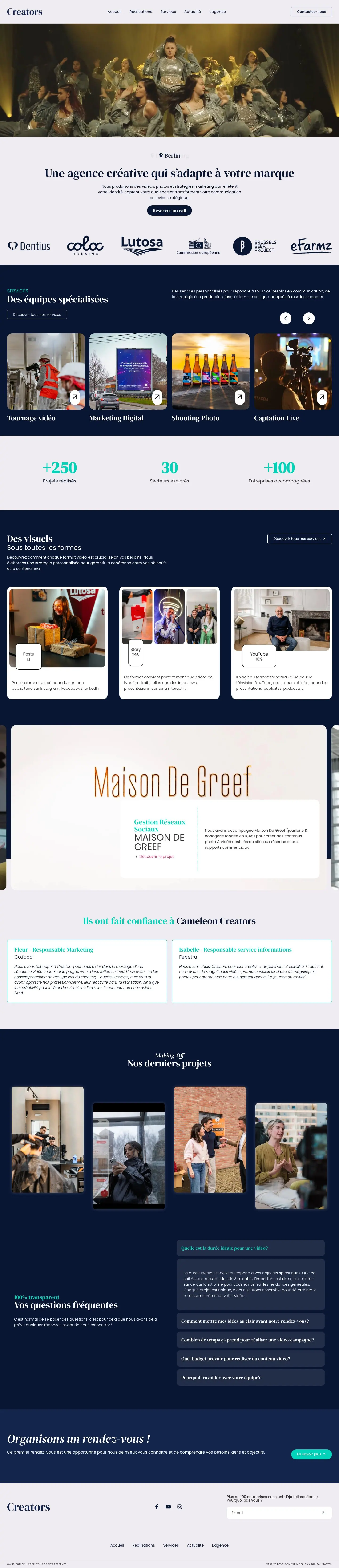 CMLN Creators, The full page