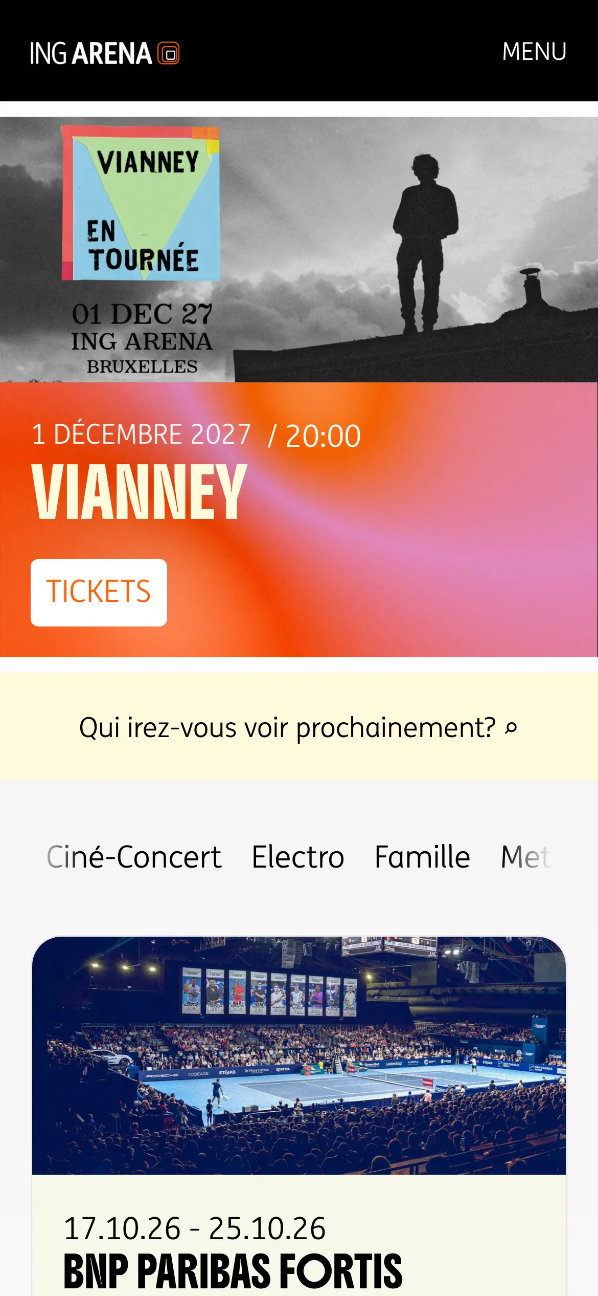 ING Arena, On mobile
