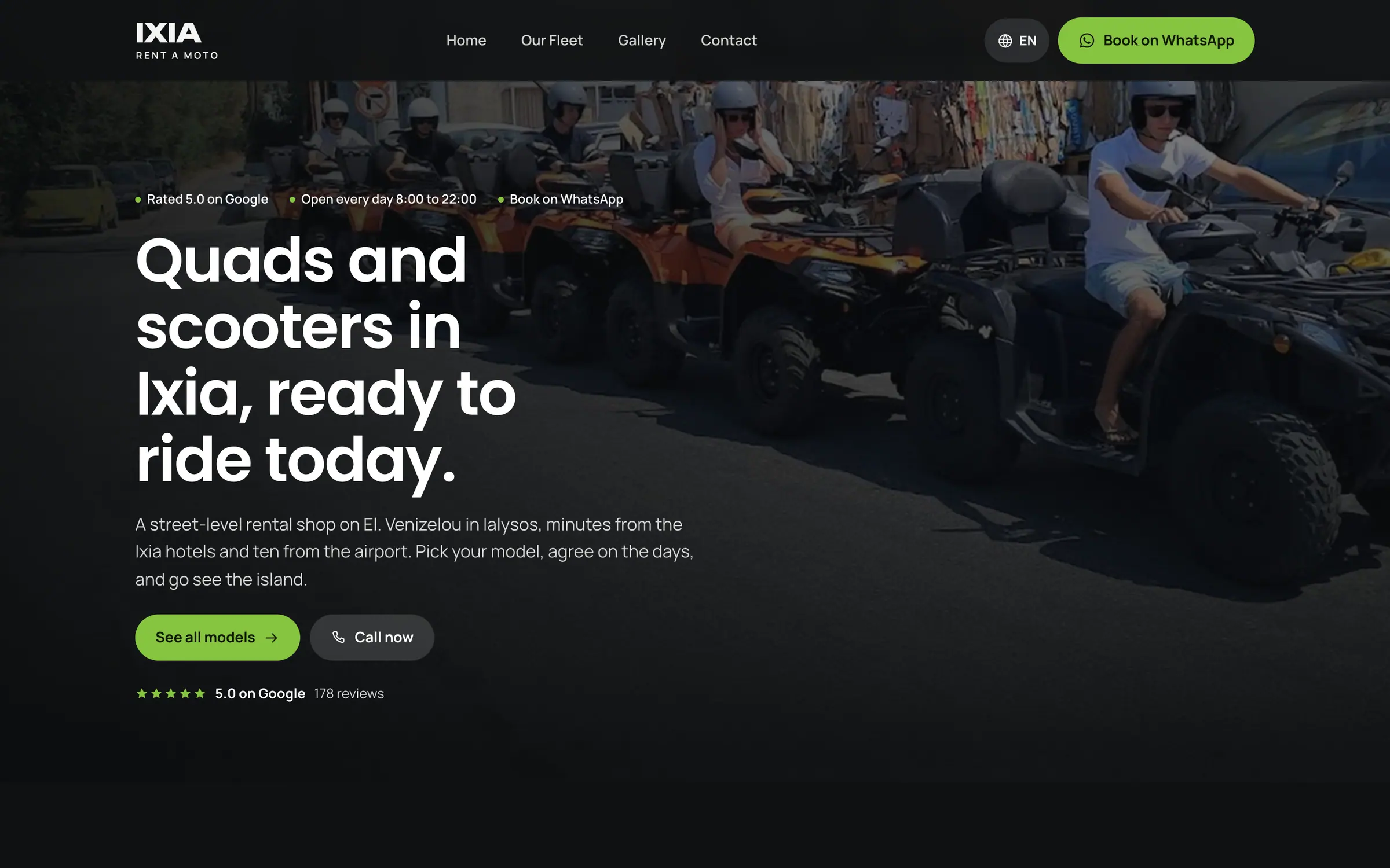 Ixia Rent A Moto