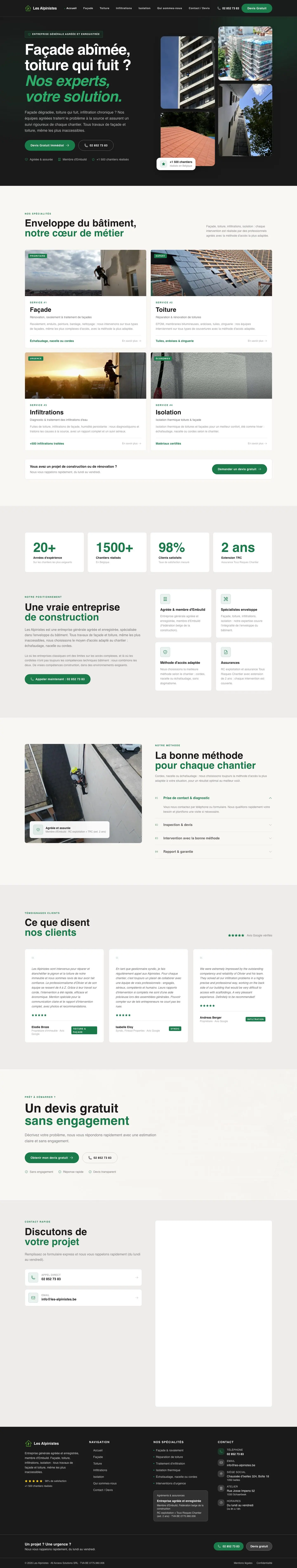 Les Alpinistes, The full page