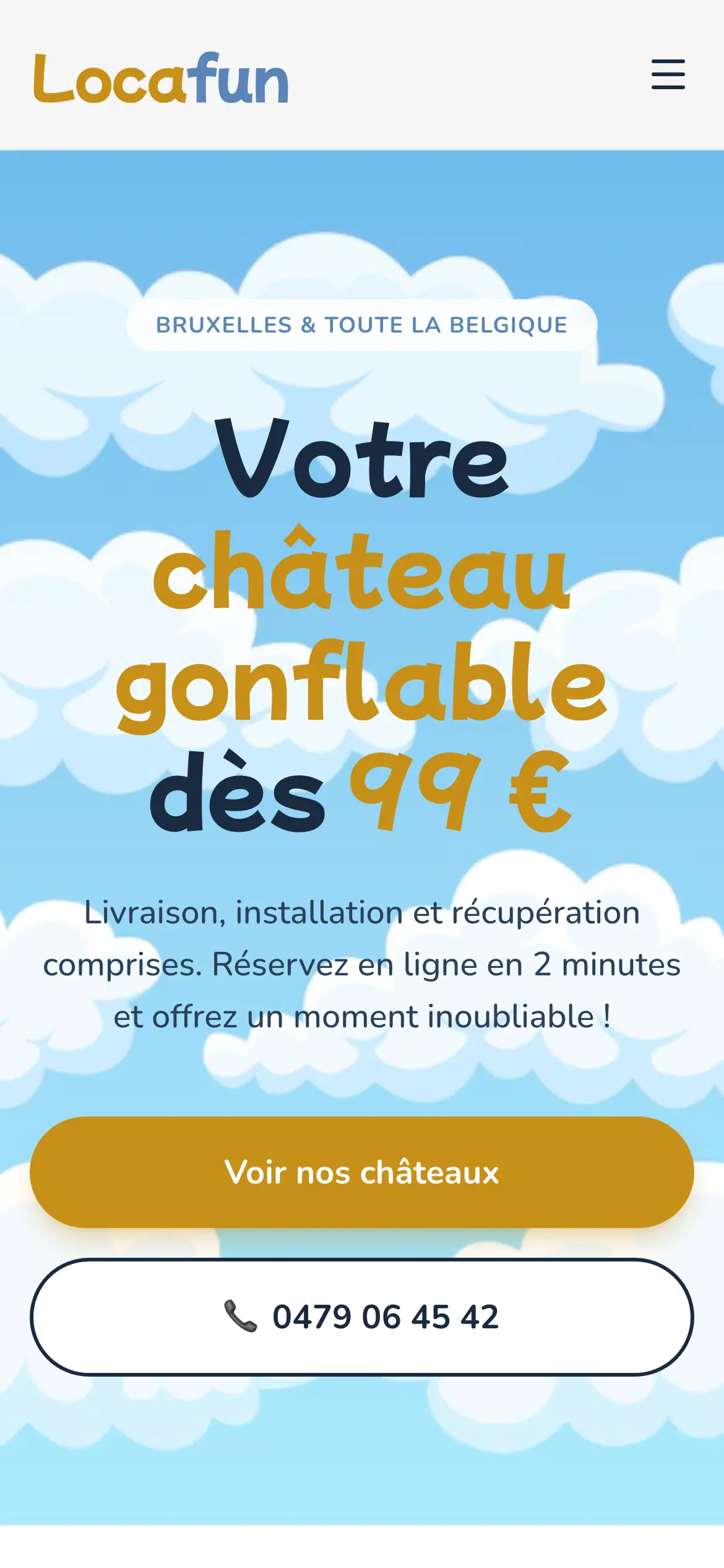 Locafun, On mobile