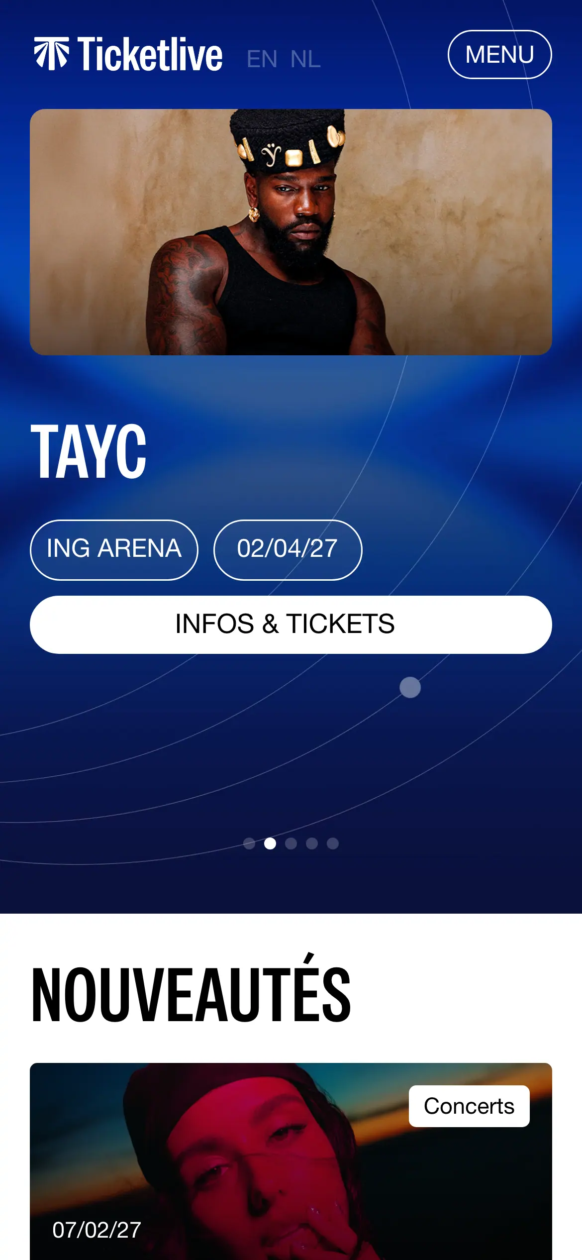 Ticketlive, On mobile
